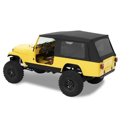 Jeep Scrambler CJ8 Classic Squareback Supertop Verdeck Softtop schwarz mit getönten Scheiben 81-85