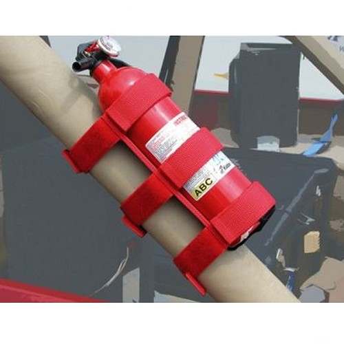 Jeep Wrangler JL Feuerlöscher Halter Rot am Überrollbügel 18