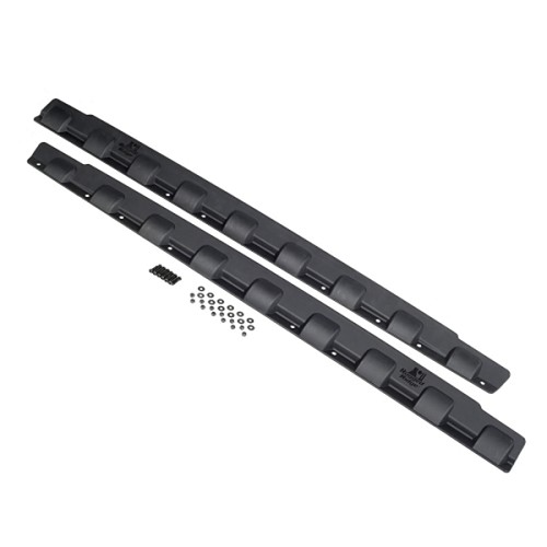 Jeep Wrangler JK 2-türer Body Armor Set Schwellerschutz Polycarbonat matt schwarz 07-18