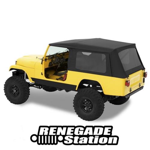 Jeep Scrambler CJ8 Classic Squareback Supertop Verdeck Softtop schwarz mit getönten Scheiben 81-85