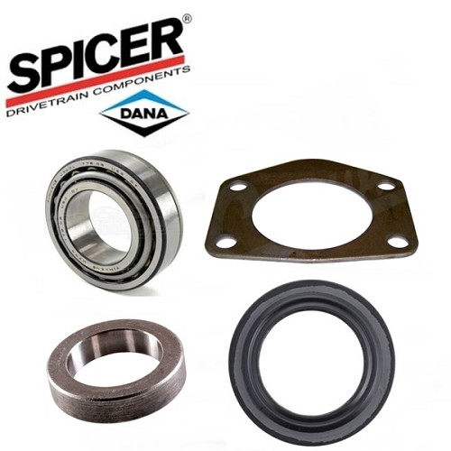 Jeep Wrangler YJ Radlager Set mit Halter außen Dana 44 Hinterachse Spicer 87-95