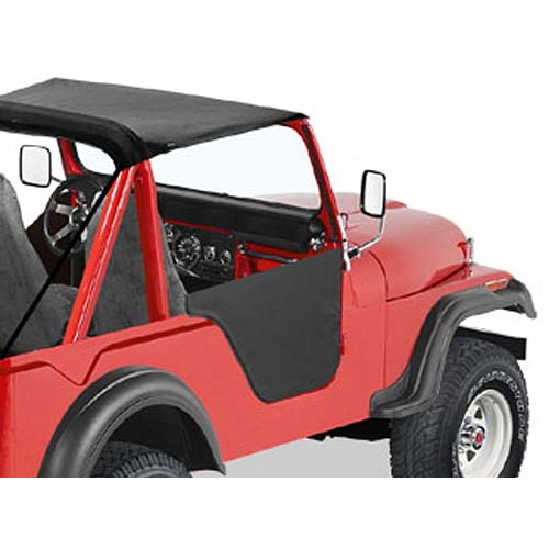 Jeep CJ5 CJ6 Satz Halbtüren Black Crush Bestop 55-75
