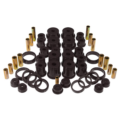 Jeep Cherokee XJ Federbuchsen Fahrwerksbuchsen Komplettsatz schwarz Prothane 84-01