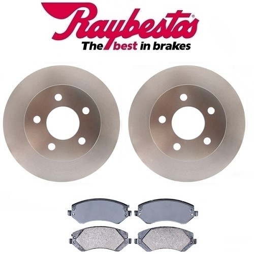 Jeep Cherokee Liberty KJ Set Bremsscheiben mit Bremsklötzen vorne Raybestos Bj. 02-07