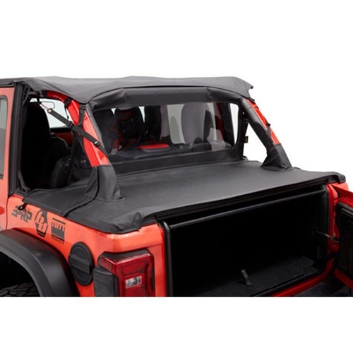 Jeep Wrangler JL 4türer Header Safari Bikini Top Cable Style Black Diamond Bestop 18-