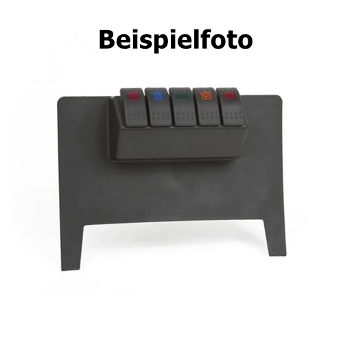 Jeep Wrangler JK untere Konsole Armaturenbrett Schalterkonsole schwarz mit 4 Schaltern 11-18