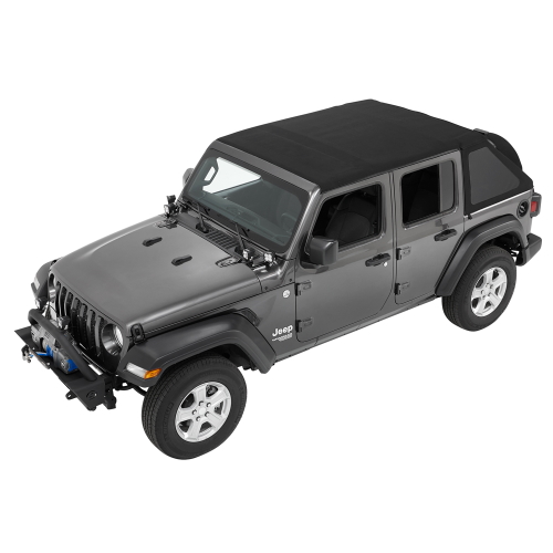 Jeep Wrangler JL 4türer Trektop NX Verdeck Softtop Bestop Black Twill Bestop 18-