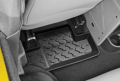Jeep Wrangler JK 2-türer Fußmatten Set Fußraumwannen hinten All Terrain Bestop 07-10