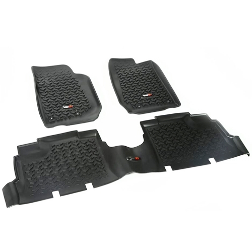 Jeep Wrangler JK 4türer Set Fußmatten Fußraumwannen vorne hinten All Terrain 07-17