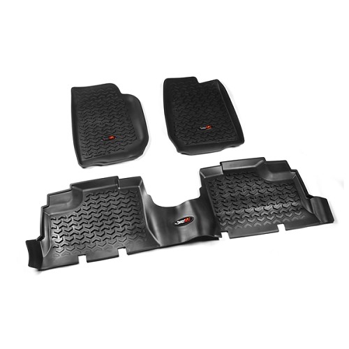 Jeep Wrangler JK 4türer Set Fußmatten Fußraumwannen vorne hinten All Terrain 07-17