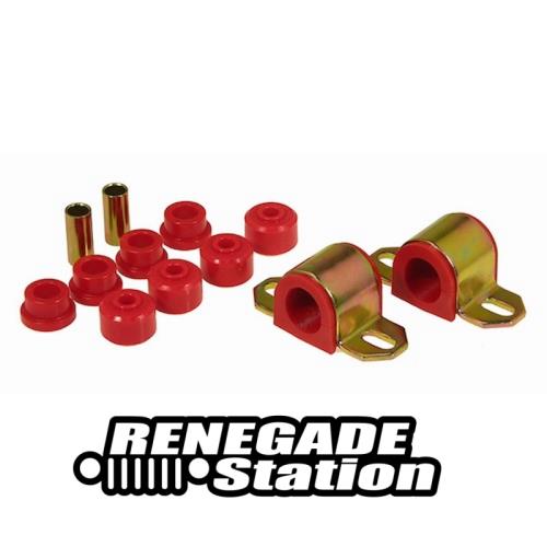 Jeep Cherokee XJ Polyurethan Stabigummi Set Stabibuchsen vorne rot Ø 28,57mm Prothane 84-01