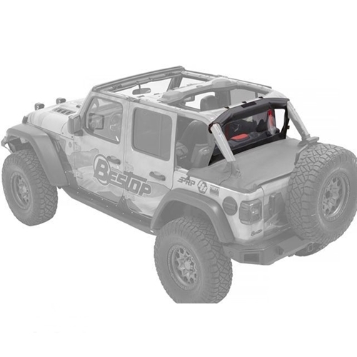 Jeep Wrangler JL 4türer Windjammer Windschott Black Diamond Bestop 18-