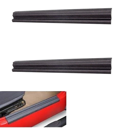 Jeep Wrangler TJ 2-teiliges Einstiegskantenschutz Einstiegsleisten Set schwarz 96-06