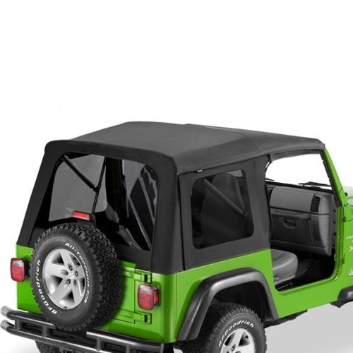 Jeep Wrangler TJ Classic Softtop Supertop Verdeck schwarz Denim getönte Scheiben Bestop 96-06