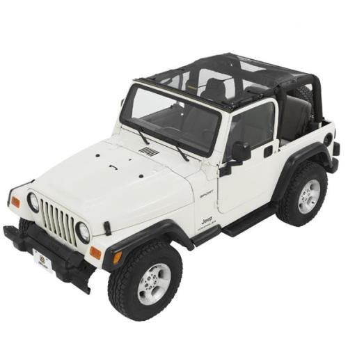 Jeep Wrangler TJ Sun Bikini Top Safari Style Mesh Bestop 03-06