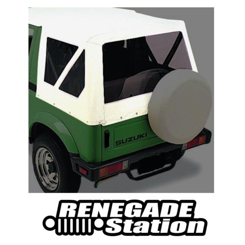 Suzuki Samurai Radhülle Reserveradhülle Ersatzradhülle Grau Denim (26.5" x 7.5") Bj. 88-94