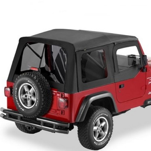 Jeep Wrangler TJ Supertop Softtop Verdeck inkl. Aufsteckfenster Black Diamond Bestop 96-06