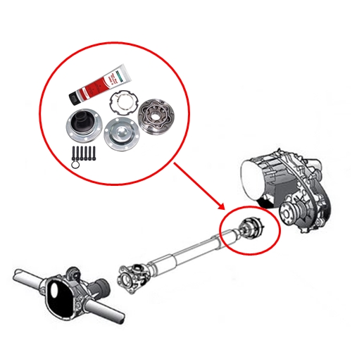 Jeep Cherokee Liberty KK Kardanwellengelenk Rep Set Gelenk für die vordere Kardanwelle hinteres Gelenk zum Getriebe 08-12