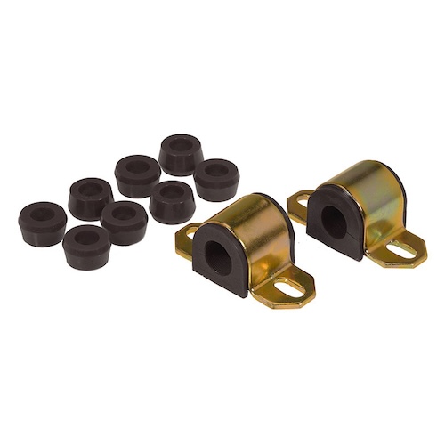 Jeep CJ CJ5 CJ7 CJ8 Polyurethan Stabigummi Set Stabibuchsen vorne schwarz Ø 22,2mm Prothane 76-86