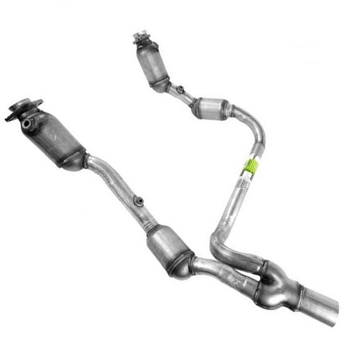 Jeep Wrangler JK 3,8 ltr. Flammrohr Hosenrohr Auspuff mit Katalysatoren Kat Walker 07-09