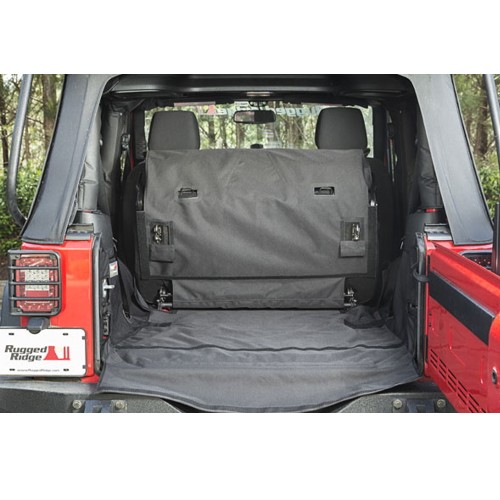 Jeep Wrangler JK 2türer Cargo Cover Konfigurierbare Schutzmatte Kofferraum ohne Subwoofer 07-18