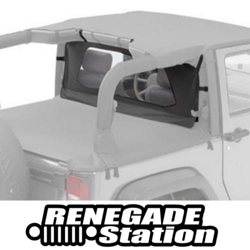 Jeep Wrangler JK 2türer Windjammer Windschott Black Diamond Bestop 07-18
