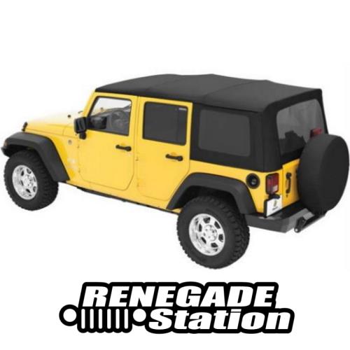Jeep Wrangler JK 4türer Ersatzverdeck Verdeck getönte Scheiben Black Diamond 10-18