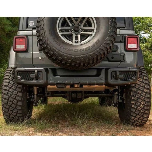 Jeep Wrangler JL Spartacus Stahl Stoßstange Stoßfänger hinten schwarz Rugged Ridge 18-