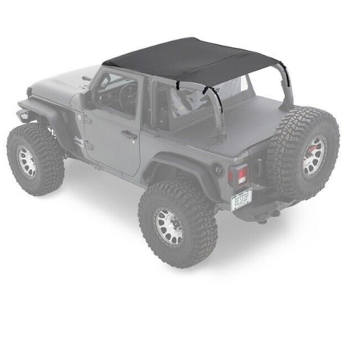 Jeep Wrangler JL 2türer Header Bikini Top Safari Style Black Diamond Bestop 18-