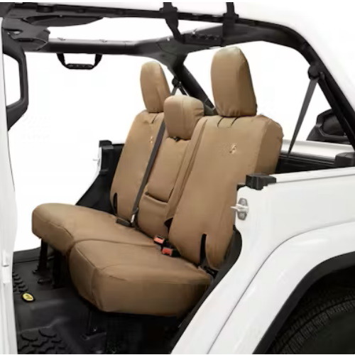 Jeep Wrangler JL 4-türer Sitzbezüge Sitzbezug hinten ohne Mittelarmlehne TAN Bestop 18-