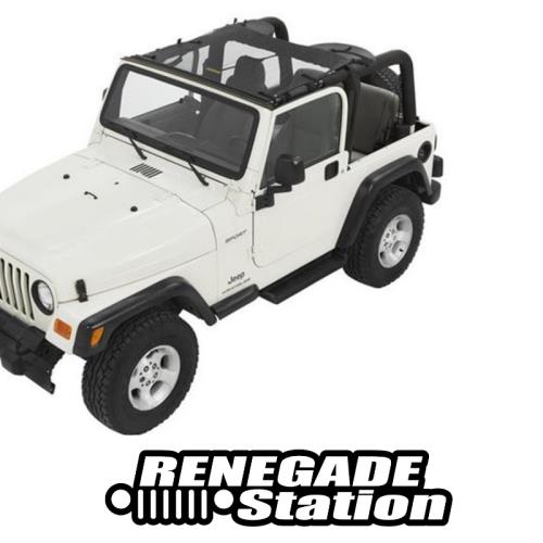 Jeep Wrangler TJ Sun Bikini Top Targa Style Mesh Bestop 03-06