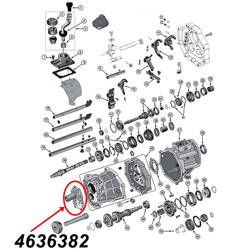 Jeep Cherokee XJ Lagerhalter Halter Lager Gehäuse Deckel vorne AX15 Schaltgetriebe 94-99