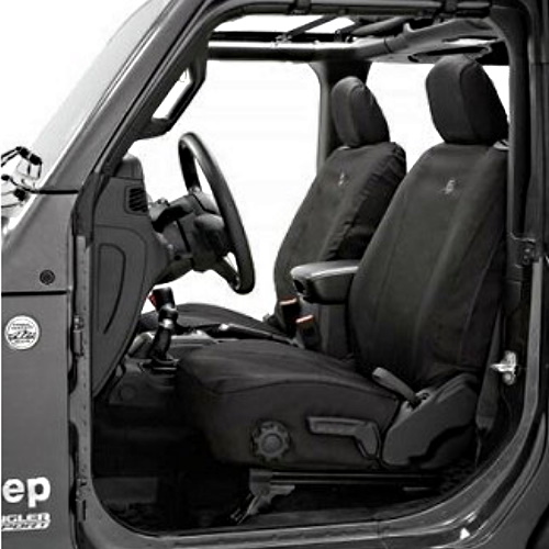 Jeep Wrangler JL 2-türer Set Sitzbezüge Sitzbezug vorne Schwarz Diamond LHD Bestop 18-