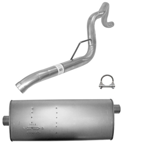 Jeep Grand Cherokee WJ WG 2,7 CRD & 4,0 & 4,7 ltr. Auspuff Endtopf Endschalldämpfer mit Endrohr 02-04