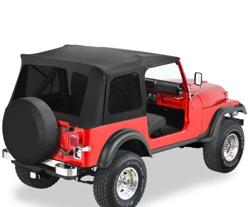 Jeep Wrangler YJ Supertop Verdeck Softtop Bestop Black Denim mit getönten Scheiben 87-95