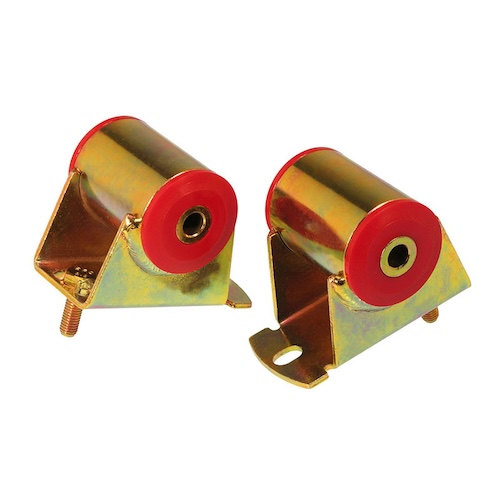Jeep Wrangler YJ 4,2 ltr. Polyurethan Motorgummi Motorhalter Set links & rechts rot Prothane 87-90