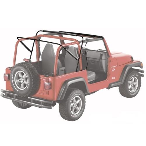 Jeep Wrangler TJ Classic Softtop Supertop Verdeck schwarz Diamond getönte Scheiben Bestop 96-06