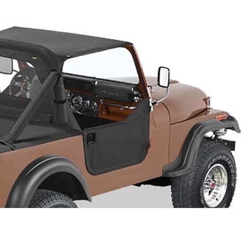 Jeep CJ CJ7 Satz Halbtüren Black Denim Bestop 76-80