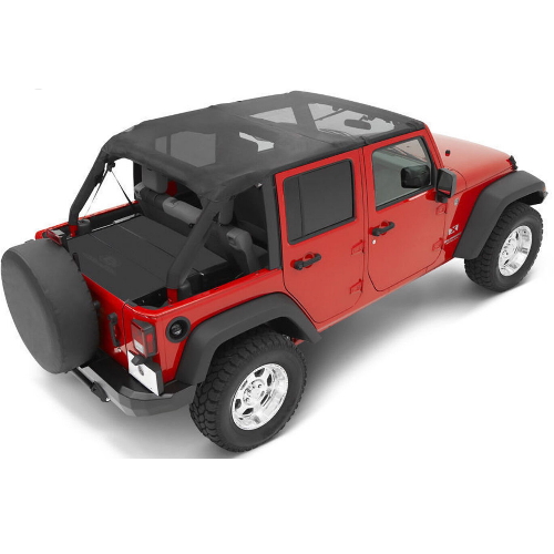 Jeep Wrangler JK 4türer Safari Bikini Top Cable-Style Mesh Bestop 10-18