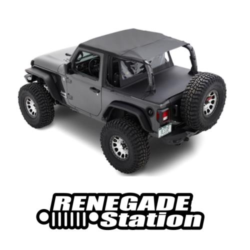 Jeep Wrangler JL 2türer Windjammer Windschott Black Diamond Bestop 18-
