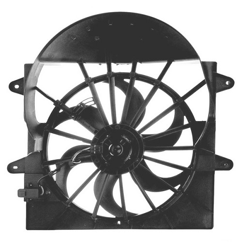 Jeep Commander XH XK 3,7 & 4,7 ltr. Lüfter Lüftermotor elektrisch mit Widerstand Bj. 08-10