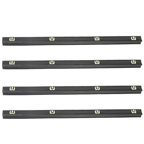 Jeep Wagoneer & Grand Wagoneer SJ 4er Set Abstreifer Dichtung Türen vorne außen & innen 63-91