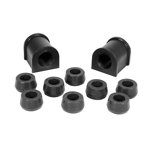 Jeep Wrangler YJ Polyurethan Stabigummi Set Stabibuchsen vorne schwarz Ø 24mm Prothane 87-95