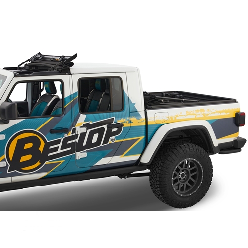 Jeep Gladiator JT Supertop Ladefläche mit getönten Scheiben Black Diamond Bestop 19-