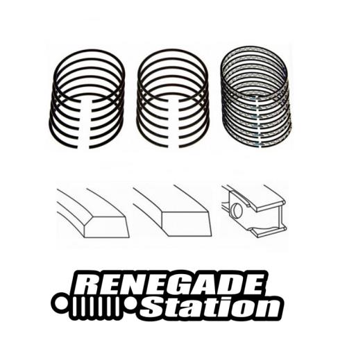 Jeep Grand Cherokee ZJ ZG 4,0 ltr. Set Kolbenringe Kolbenringset .030" Übermaß Sealed Power 93-95