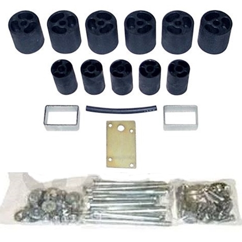 Jeep Wrangler YJ Body Lift Karosserieauflage Kit 3'' 75mm Höherlegung Automatikgetriebe 87-95