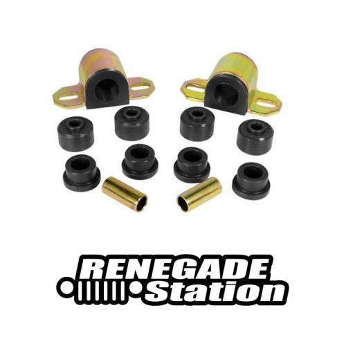Jeep Cherokee XJ Polyurethan Stabigummi Set Stabibuchsen vorne schwarz Ø 28,57mm Prothane 84-01