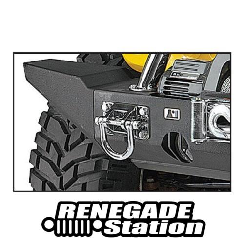 Jeep CJ XHD Modul Schäkel Set Stoßfänger vorne & hinten Edelstahl Rugged Ridge 76-86