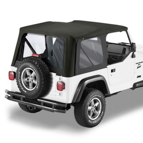 Jeep Wrangler TJ Verdeck Ersatz Verdeckhülle für Orginal Verdeck Schwarz Sailcloth Bestop 03-06