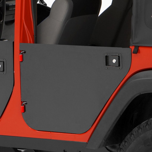 Jeep Wrangler JK Unlimited Verkleidung Türblatt Set hinten für Element Halbtüren Türrahmen 07-18